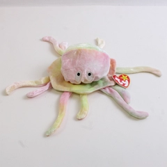Ty Beanie Babies Goochy 1999 Pastel Tie Dye Jellyfish  With Tag Plush Doll Toy