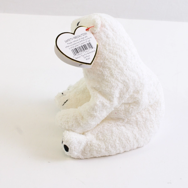 TY Beanie Babies Aurora 2000 White Polar Bear With Tag Plush Doll Toy