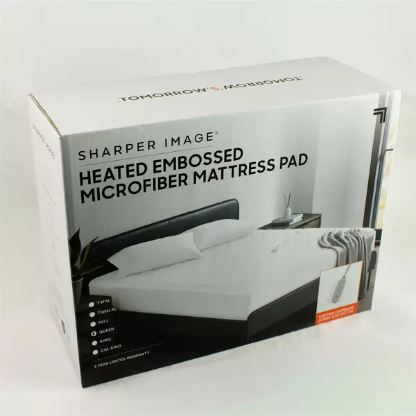 Queen Dual Control Heated Mattress Pad Zone Heating Auto Shut-Off 