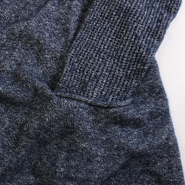 Athleta Women's M Blue Cabrillo Cardigan Open Knit Long Sleeve Sweater