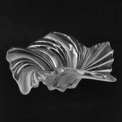 MIKASA Belle Epoque Swirl Wave Lead Crystal Centerpiece Bowl 12"