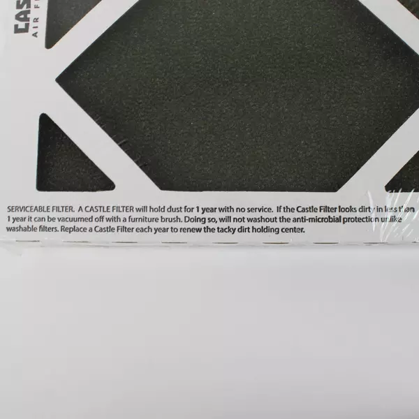 Castle Filters HVAC Furnace Air Filter MERV 8 20x25x1 1-Year Replacement 