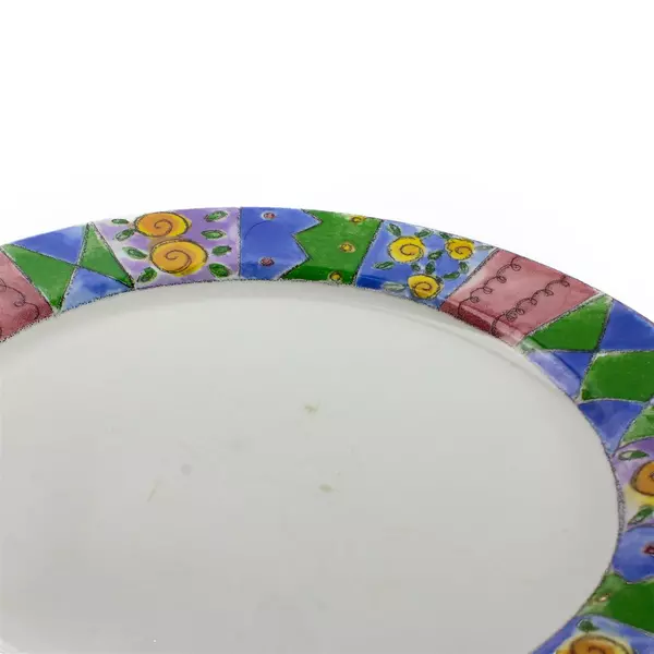 Lot of 2 The Sweet Shoppe By Sango Sue Zipkin Dinner Plates Biscotti 3023