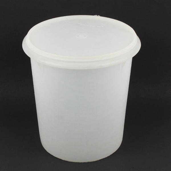 Vintage Tupperware 9-Quart Sheer Canister Tub 255-5 with 1203-6 Lid