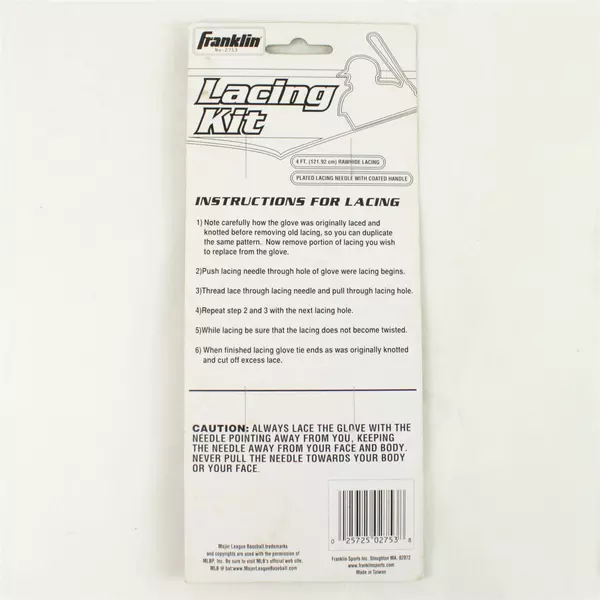 FRANKLIN Sports MLB Baseball Glove Lacing Kit No. 2753 - New Sealed