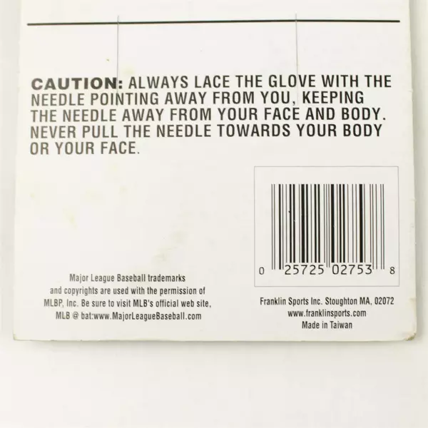 FRANKLIN Sports MLB Baseball Glove Lacing Kit No. 2753 - New Sealed