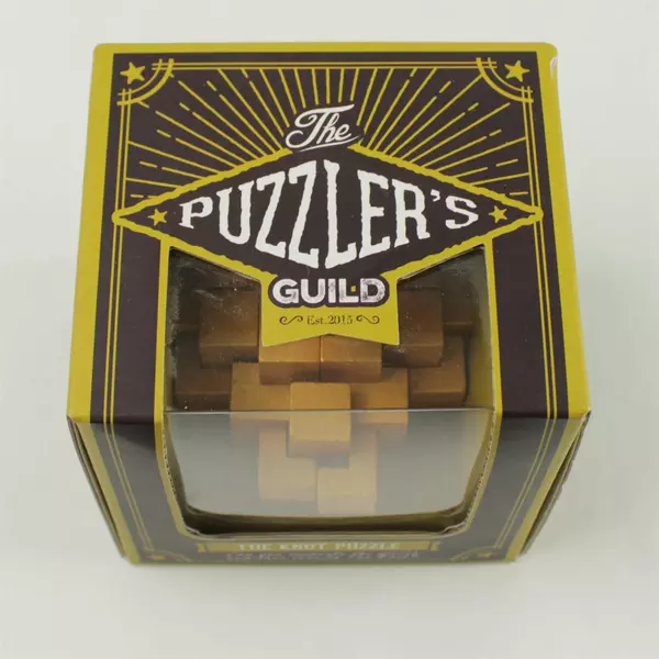 The Knot Puzzle - The Puzzlers Guild - New in Package Brain Teaser