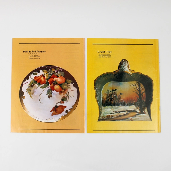 Lot of 2 Vintage The China Decorator Magazines September & October 1994