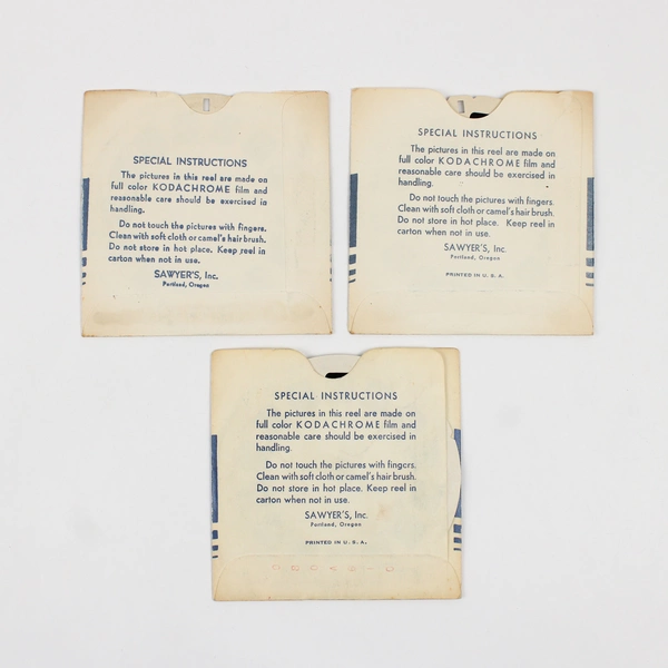 Lot of 3 View-Master Reels Lookout Mt Rock City Gardens Great Smoky Tennessee 