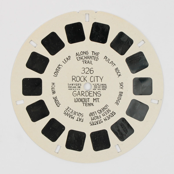 Lot of 3 View-Master Reels Lookout Mt Rock City Gardens Great Smoky Tennessee 