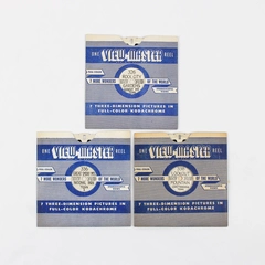 Lot of 3 View-Master Reels Lookout Mt Rock City Garden Great Smoky Mt Tennessee 