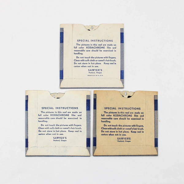 Lot of 3 View-Master Reels Lookout Mt Rock City Garden Great Smoky Mt Tennessee 