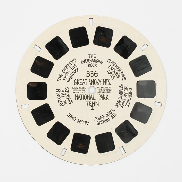 Lot of 3 View-Master Reels Lookout Mt Rock City Garden Great Smoky Mt Tennessee 