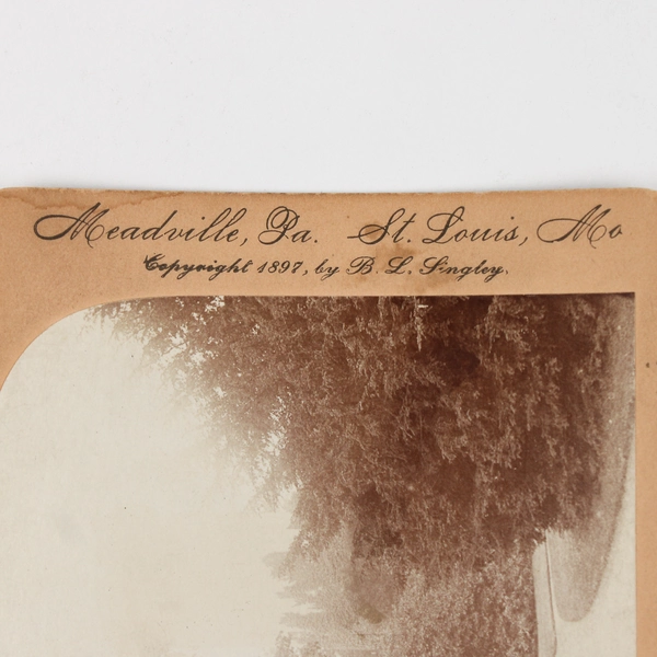 Warwick Castle Caesars Tower England Keystone View Company 1897 Stereoview 