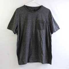 French Connection Men's XL Gray Heather Crewneck Short Sleeve T-Shirt 