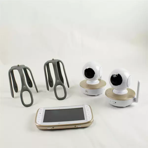 Motorola VM855 5.0 Portable Wi‑Fi Video Baby Monitor w/ Flexible Crib Mount