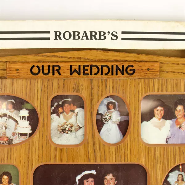 Robarb's Our Wedding Solid Oak Collage Photo Frame New 24.5x20 in