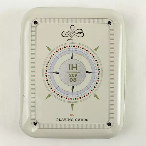 Vintage Marlboro Birthday Playing Cards w/ Tin Case IH Sept 8 Sealed Deck