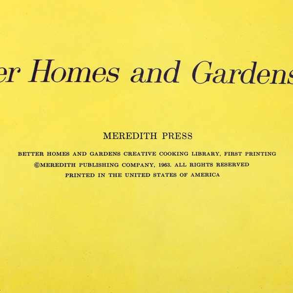 Lot of 2 Better Homes and Gardens Vintage Cookbooks 1963 1976 Hardcover