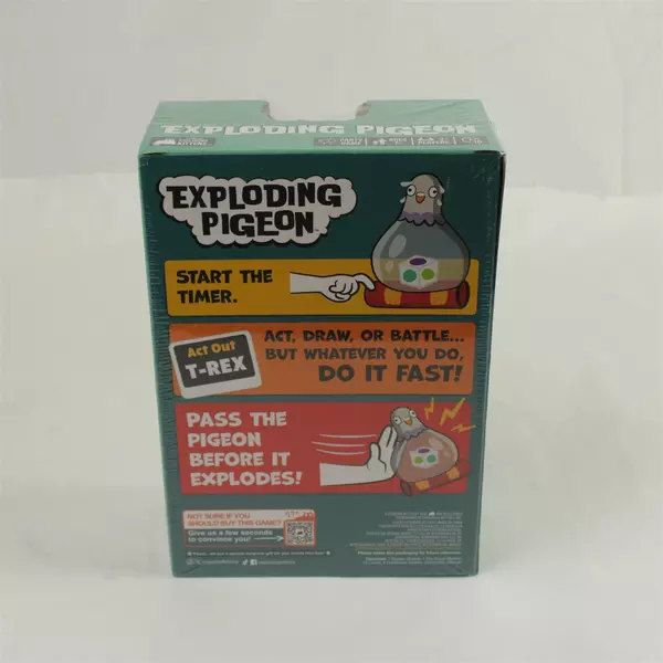 Exploding Pigeon Party Game - Fast-Paced Card Game - New Sealed