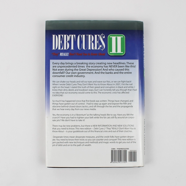 Debt Cures II by Kevin Trudeau 2009 Hardcover Dust Jacket More Debt Secrets