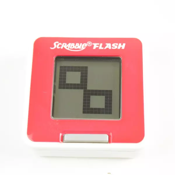 Hasbro Scrabble Flash Electronic Word Game Black Case - Needs Batteries