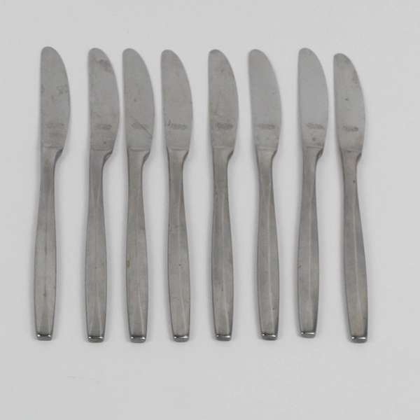 Lot of 8 Noritake Harmony Solid Dessert Knives 18/8 Stainless Japan Flatware