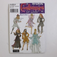 Simplicity Andrea Schewe 5363 Costumes For Adults Women's Size HH (6, 8, 10, 12)