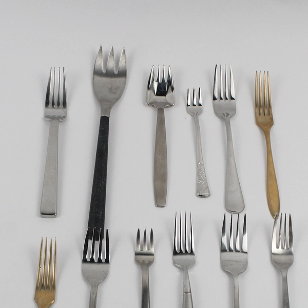 Mixed Lot of 16 Stainless Steel Forks Wedding Event Flatware