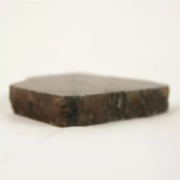 Lot of 6 Cut Cross-Section Chiastolite Stones 226 Grams Total