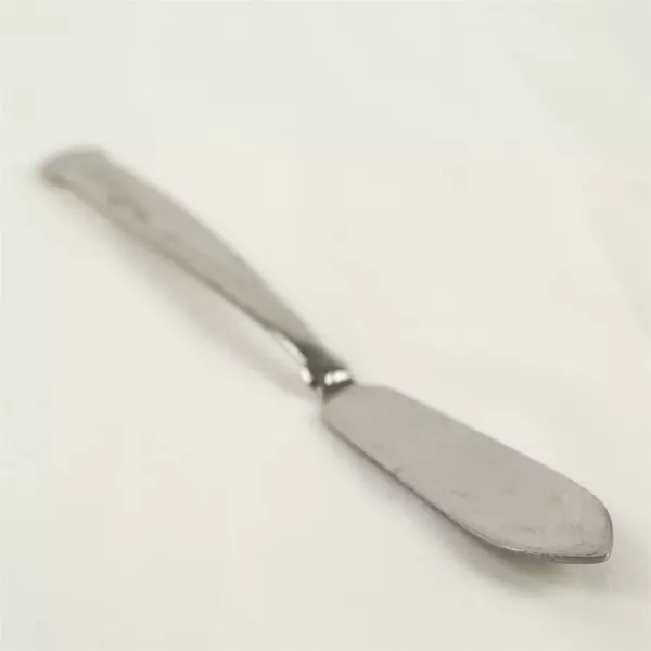 Set of 3 Oneida Satin Rattan Stainless Flat Handle Master Butter Knives