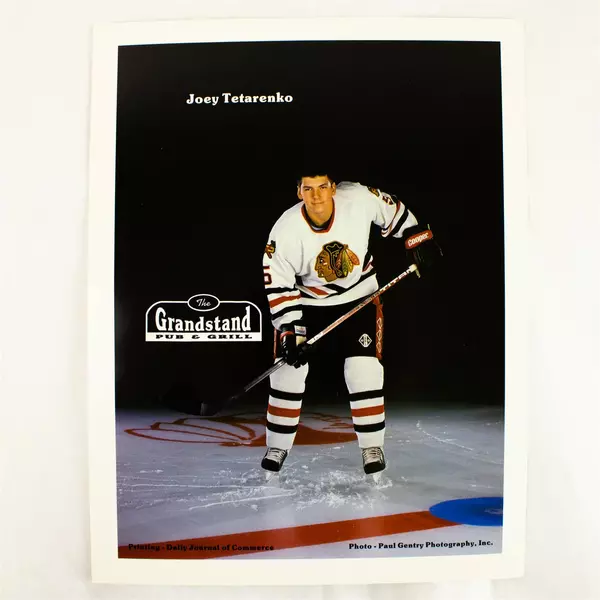 Lot of 2 Portland Winterhawks 8x10 Photos Joey Tetarenko Richard Zednik