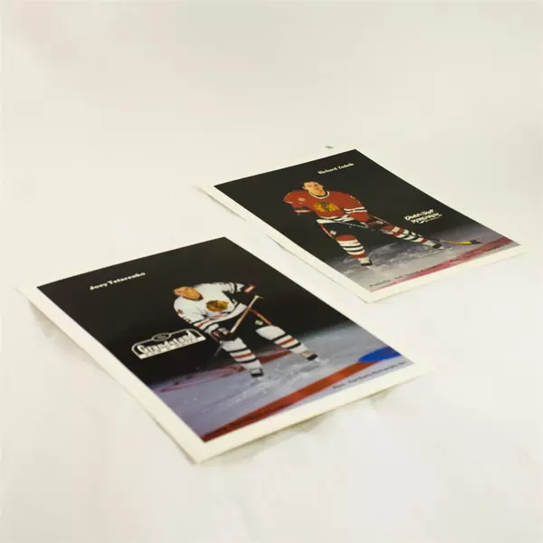 Lot of 2 Portland Winterhawks 8x10 Photos Joey Tetarenko Richard Zednik