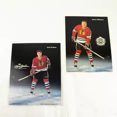 Lot of 2 Portland Winterhawks 8x10 Photos Steven Tillmans Josh Erdman