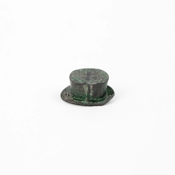 Vintage Premium Cracker Jack Metal Prize Top Hat Toy Charm