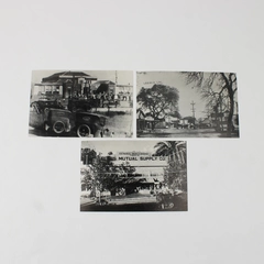 Set Of 3 Loomis California Postcards 1995 Plum Peachy Festival Station Postmark