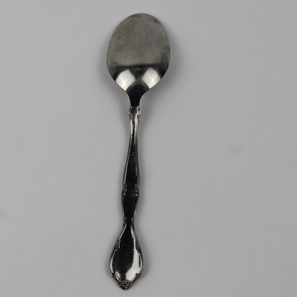 Oneida Silver Lakewood-Tuxedo Stainless Oval-Shaped Soup Spoon 6.75" Rare HTF