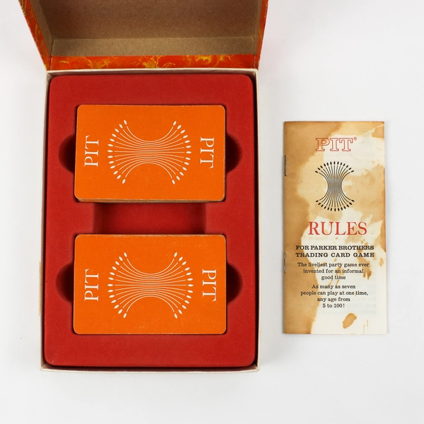 Vintage 1964 Parker Brothers Pit Card Game Complete