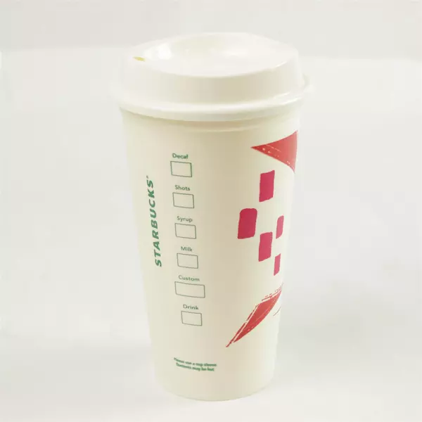 Starbucks 16oz Reusable Plastic Cup Valentines 2012 Hearts XOXO Limited Edition