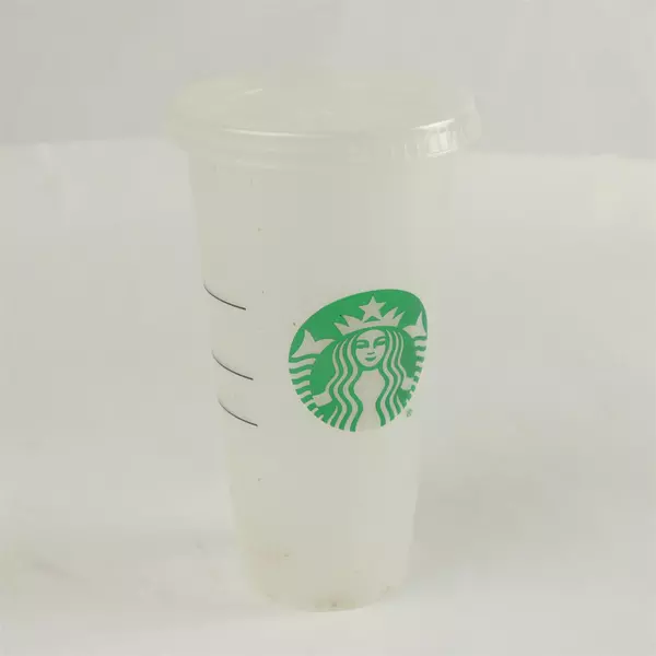 Starbucks Frosted Reusable Cold Cup 24oz Venti With Lid No Straw