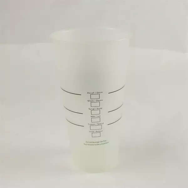 Starbucks Frosted Reusable Cold Cup 24oz Venti No Straw or Lid
