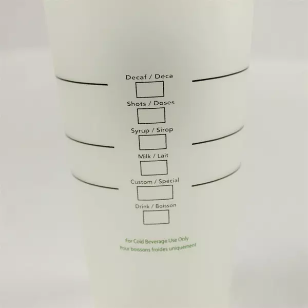 Starbucks Frosted Reusable Cold Cup 24oz Venti No Straw or Lid