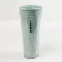 Starbucks 2012 Venti Cold Cup Chiseled Prism Tumbler 24oz No Lid/Straw