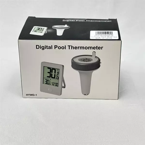 Wireless Pool Thermometer Set Digital LCD Indoor Monitor Outdoor Probe