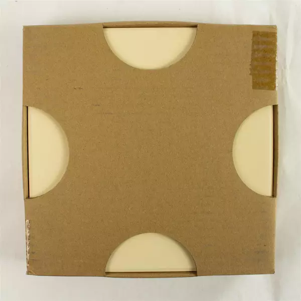 Cordierite Pizza Stone Set 4-Piece 7.5x7.5in Heat Safe to 1450°F