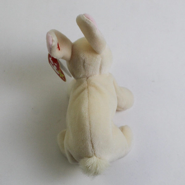 TY Beanie Babies Nibbler 1999 Blond Bunny Rabbit W/ Ear Tag Error 1998 Plush Toy