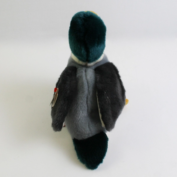 TY Beanie Babies Jake 1998 Mallard Duck Bird With Tag Plush Toy 14" Large