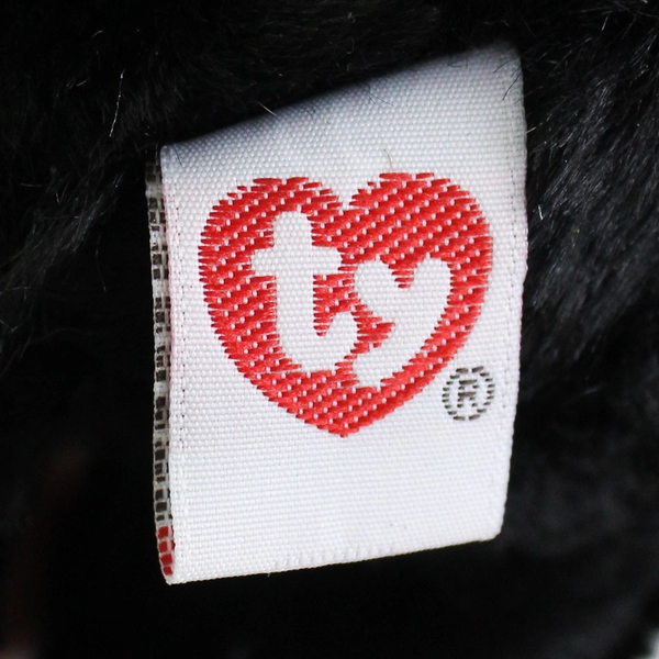 TY Beanie Babies Pepper 1996 Black Terrier Dog With Tag Plush Toy 14" Large