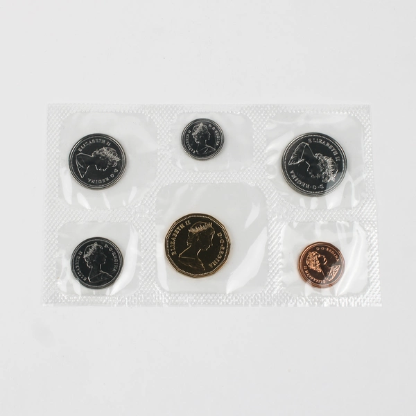 1989 Royal Canadian Mint Common Loon Uncirculated Coin Set