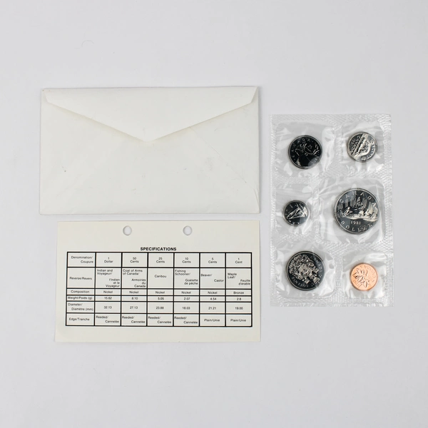 1981 Royal Canadian Mint Uncirculated Coin Set